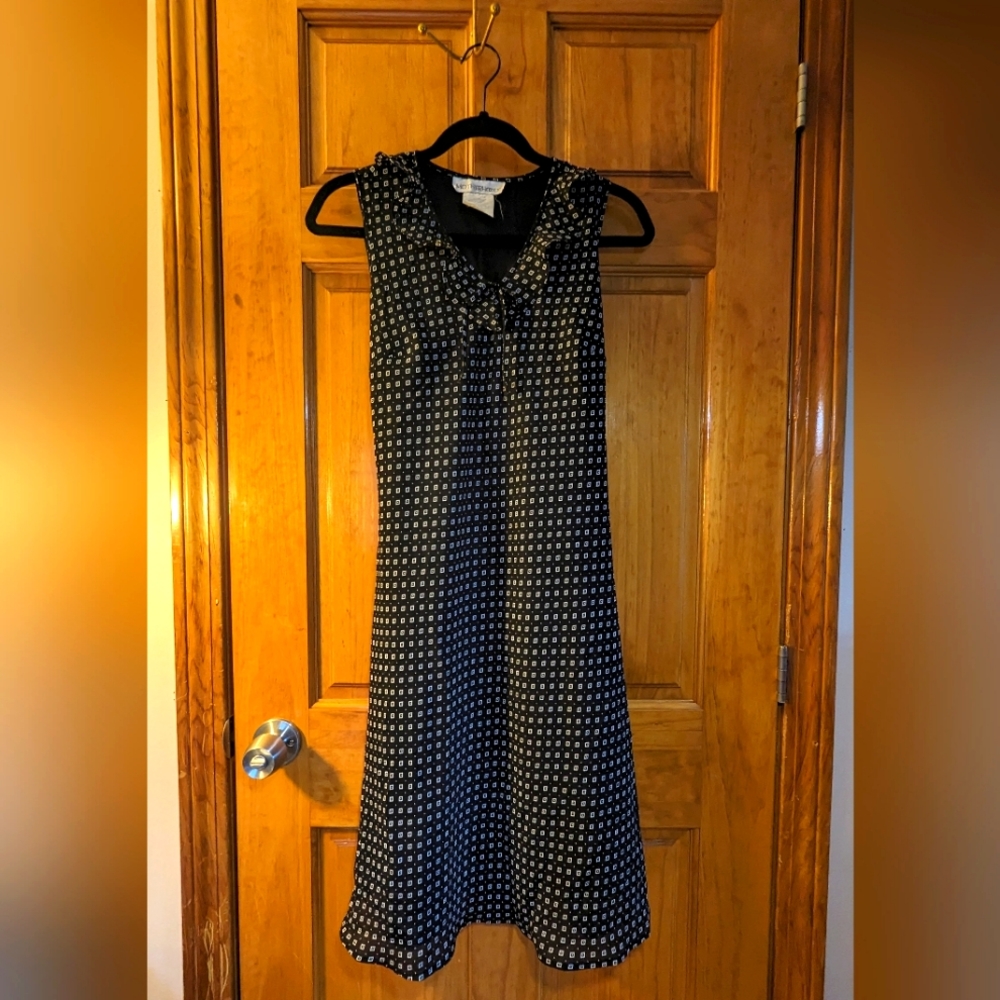 Maternity Dress Black+White Size Small